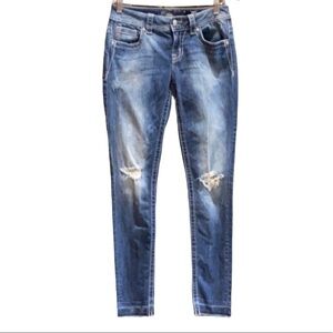 Miss Me Straight Shooter  Skinny Jeans SZ 26